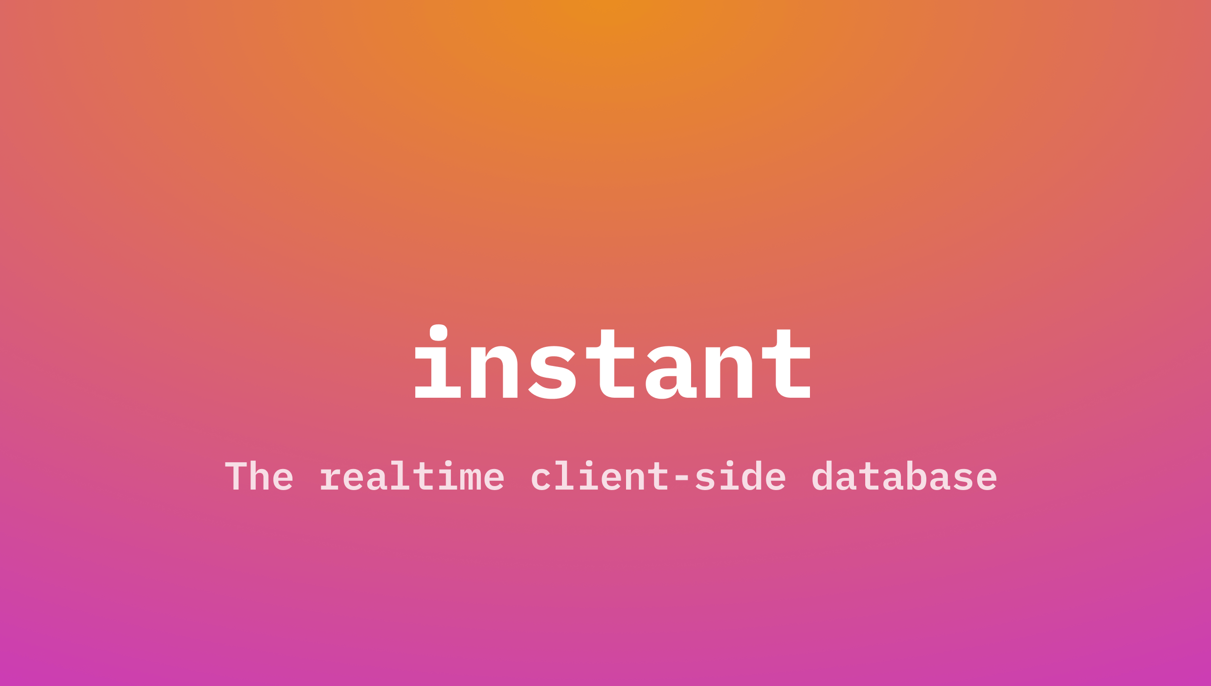 The realtime client-side database